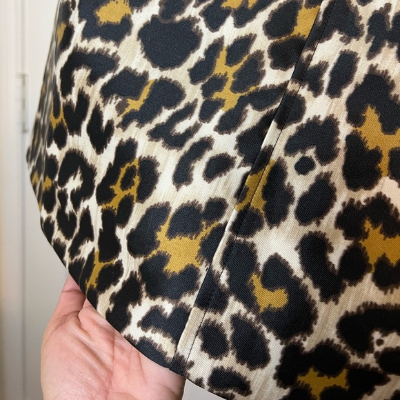 J.Crew Leopard Print Sleeveless Dress Size 2. - Picture 4 of 10